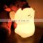 Children's Night Kitty Led Baby Toy Usb Children doodle beast Bedroom Silicone animal night light for gift