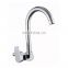 New luxury  Hot and cold water chrome body zinc material color deck mount flexible kitchen mixer faucet