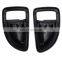 1Pair Front Left&Right Inside Door Handle Trim black For Chevy Uplander 2000-2005 15844059,15844058