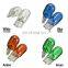 10X T10 Halogen Smart Led Light Bulb White Blue Amber Green Color 12V 5W 194 501 Side Wedges Car Led Light Bulb W Source Lamp