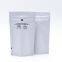 Custom Printed Matt White Plastic Stand up Pouch with Zipper for Food Packaging Bag Top OEM child proof bag