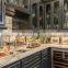 Granite Countertops dark oak Kitchen cabinet for glogal luxury home design