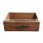 Crate Box Rustic Display Wooden Made from 100% Authentic Pine Wood Home Decoration Box & Case Custom Size Europe Rural Wind