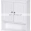 Home Bathroom Cabinet Wall Mounted with Doors Wood Hanging Cabinet Wall Cabinets
