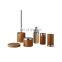 Hot Seal New design luxury household 6 pieces bamboo bathroom set