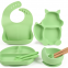 OEM Custom Waterproof Soft Silicone Baby Feeding Silicone Kit