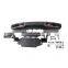 Steel Front Bumper with Radar Hole for Jeep Wrangler JL 4x4 Accessories Car Bumper Exterior Accessories