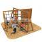 Outdoor children wooden playground wood OL-MZ073C