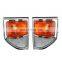 R81510-60540 and L81520-60410 Front Corner Light PAIR Chrome For TOYOTA Land Cruiser FJ75FJ70 1999-2003 Car Corner Lamp
