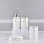 4pcs Marble Ceramic Bathroom Bottle Accessory Ceramic Sets