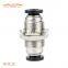 PM bulkhead union Pneumatic Plastic and Brass Straight Fitting Round Air Tube Connector