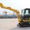 Cheap price 2.5 ton small mini crawler excavator garden digger for sale with cabin