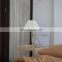 Modern Simple Pleated Fabric Lamp Corner Bedside Reading Table Lighting For Hotel Home Led Night Light
