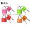Heavy Duty Laminated Steel Lock Body with Plastic Covered Smart Padlock with Keys Wholesale Fancy Long Padlock 20mm 50mm