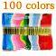 100 Colours Cheap price high quality 6 ply 8 meters embroidery kit set stock embroidery cross stitch thread