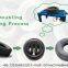Saving space and cost Waste Tires doubling triple packing machine tyres baling machine