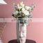 Nordic Style Creative Ceramic Vase 10 Inch Abstract Human Face Vase