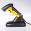 RD - 6870W Wireless Waterproof Handheld Laser USB Barcode Bar Code Scanner Scan Gun with Base memory