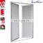 Superhouse 40 Inch Interior Doors Factory Made White Frosted Fixed Double Leaf Glass Door With Factory Price Aluminium Door