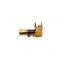1.0/2.3 Right Angle Plug Male Crimp Coaxial Connector to PCB mount