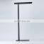 Professional Factory Bathroom Hotel Standing Two Arms Towel Dryer Metal Matt Black Stand Towel Rack