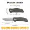 High quality survival folding knife stainless steel portable pocket outdoor folding knife manufacturer spot