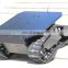 Rubber tracked robot chassis platform for patrol robot in electricity power station