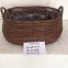 Plant Storage Basket/square wicker baskets For Food fruit and Plant