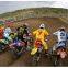 Timing and scoring equipment for motorcycle downhill races