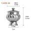 European style Royal Palace Candy Jars, Light Luxury Western Food Tea Dishes, Stainless Steel Jars, Storage Jars, Sugar Jars