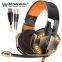G2000 Stereo Gaming Headset Deep Bass Computer Game Headphones Earphone with LED Light Microphone for PC Laptop PS4