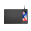 Custom logo built-in 10W wireless charger foldable Mouse pad  wireless phone charging station