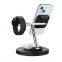 Carregador multifuncional, carregador 3 em 1, carregador de mesa, suporte para telefone celular, carregamento estável e rápido