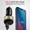 High quality 6A 36W fast car charger adjustable high speed multifunctional smart car charger with digital display