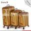 Many color newest design GPS tracking aluminum magnesium alloy trolley luggage case