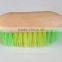 plastic horse brush with glitter bristle for cleaning/equestrian