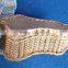 Snowman shaped willow basket (in silver color)
