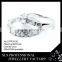 Shengleishi hot sale light weight silver engagement couple rings