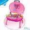 Pink Music and Light Kids Toy Plastic Barbecue Set