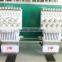 Multi-heads flat computerized embroidery machine with cutter