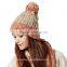 2015 Popular promotional crochet knit winter hat factory supply