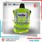 High Visibility Construction Traffic Green Zipper Mesh Safety Reflective Vest