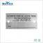 Stainless Steel Printable Nameplates Manufacture