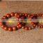 Gemstone bracelet red jasper round beads bracelet jewelry