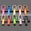 colorful stainless steel U shaped adjustable shackle with 4 holes for paracord bracelets