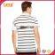 Men's short sleeve polo shirts OEM branded mens cotton polo shirt classic collar men striped polo T shirt