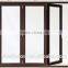 Brown uPVC accordion folding doors,interior uPVC folding doors prices,uPVC windows and doors