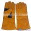 Golden Brown welding gloves