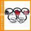 PGHD0469 Simple pattern funny elastic hair band fashion girls elastic hair bands