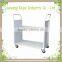 China factory direct sale stainless steel trolley portable book cart trolley cart
